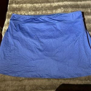 LANDS END Navy Blue Swim Skirt Sz 18